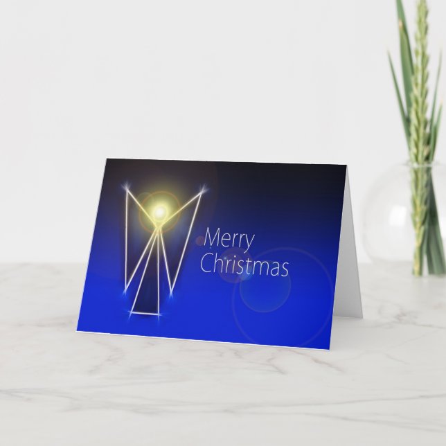 Cartes Pour Fêtes Annuelles Ange de Noël (Devant)