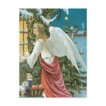 Ange de Noël à la fenêtre