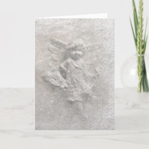 Cartes Pour Fêtes Annuelles Ange de Noël blanc