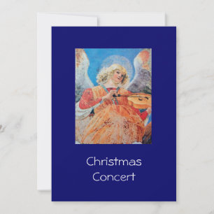 CARTES POUR FÊTES ANNUELLES ANGE DE NOËL MUSICAL