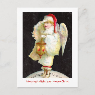 Cartes Pour Fêtes Annuelles Ange de Noël victorien