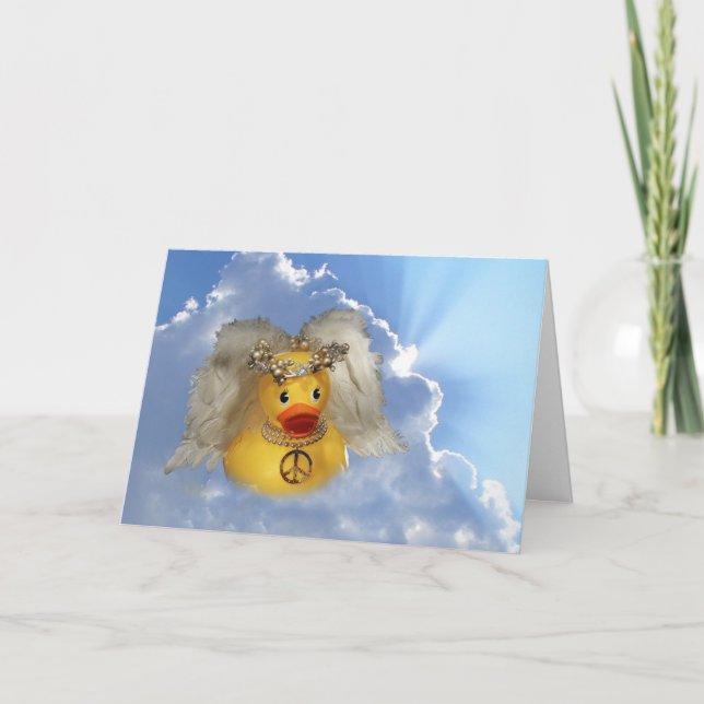 Cartes Pour Fêtes Annuelles Ange de paix (Devant)