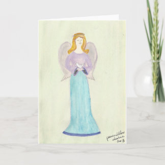 Cartes Pour Fêtes Annuelles ange de paix... par paisible