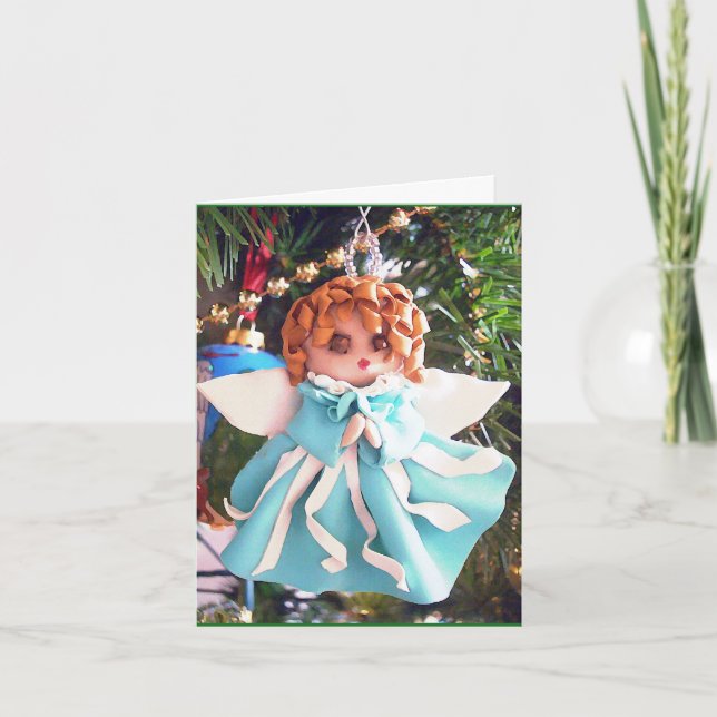 Cartes Pour Fêtes Annuelles Ange de vacances (Devant)