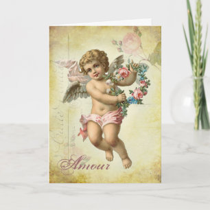 Cartes Pour Fêtes Annuelles Ange de Valentine - intrigue amoureuse