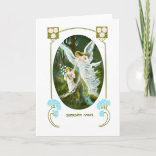 Cartes Pour Fêtes Annuelles Ange gardien