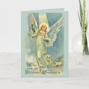 Cartes Pour Fêtes Annuelles Ange inspirant à Noël
