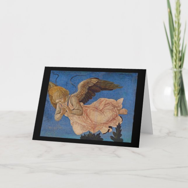 Cartes Pour Fêtes Annuelles Angel dans le ciel (Devant)