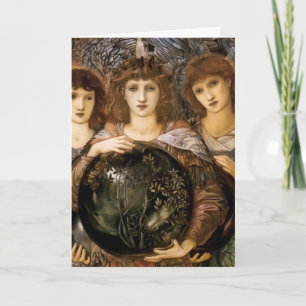 Cartes Pour Fêtes Annuelles Angel de la création par William Burne-Jones