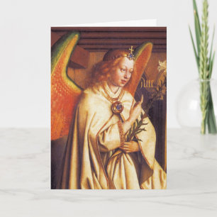 Cartes Pour Fêtes Annuelles Angel de l'Annonciation Noël Salutations de Noël
