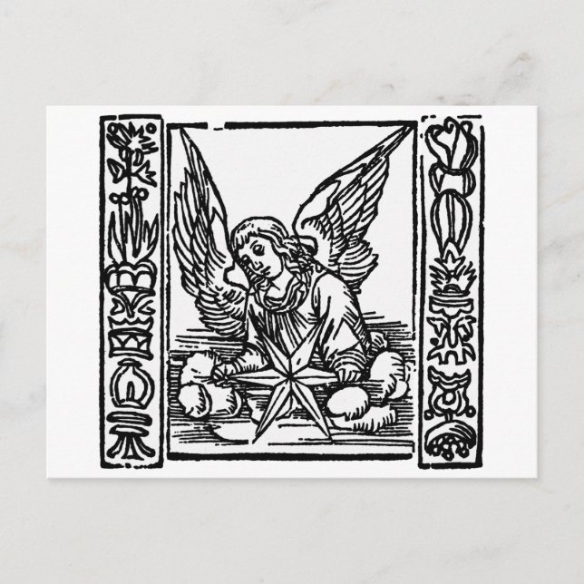 CARTES POUR FÊTES ANNUELLES ANGEL DE NOËL (Devant)