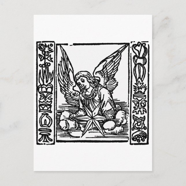 CARTES POUR FÊTES ANNUELLES ANGEL DE NOËL (Devant)