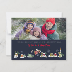 Cartes Pour Fêtes Annuelles Angel Paix sur Terre Photo Noël 1 Photo