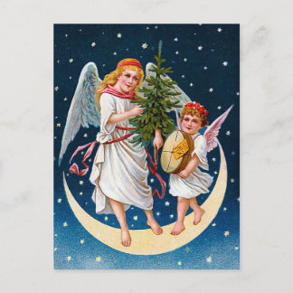 Cartes Pour Fêtes Annuelles Anges de Noël Vintage