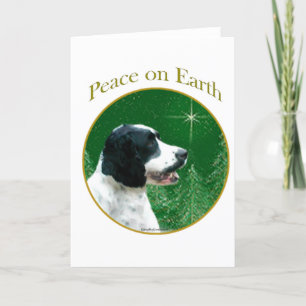 Cartes Pour Fêtes Annuelles Anglais Springer Spaniel Peace