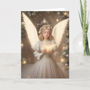 Cartes Pour Fêtes Annuelles Angle de Noël victorien vintage