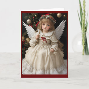 Cartes Pour Fêtes Annuelles Angle de Noël victorien vintage