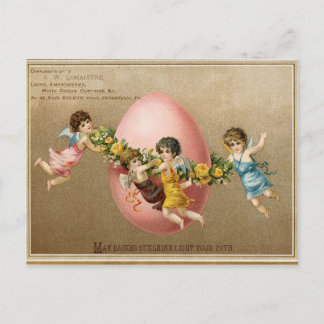 Cartes Pour Fêtes Annuelles Angle victorien vintage Pâques