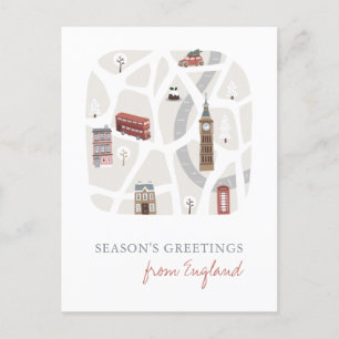 Cartes Pour Fêtes Annuelles Angleterre Joyeuses Fêtes britannique