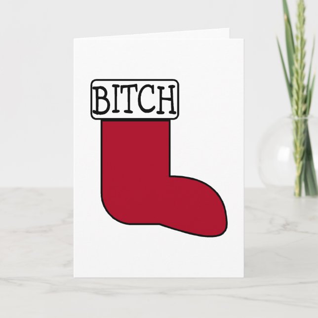 Cartes Pour Fêtes Annuelles Animation de Noël amusante (Devant)