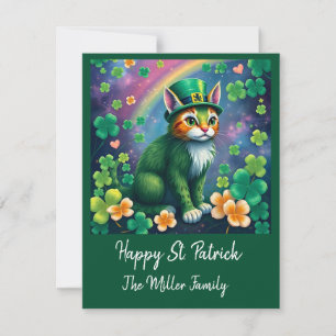 Cartes Pour Fêtes Annuelles Animaux chanceux déguisés - Saint Patrick’s Day Fu