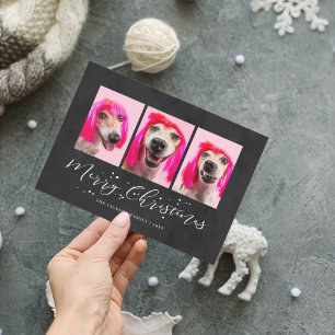 Cartes Pour Fêtes Annuelles Animaux de compagnie personnalisés 3 Fêtes de Noël