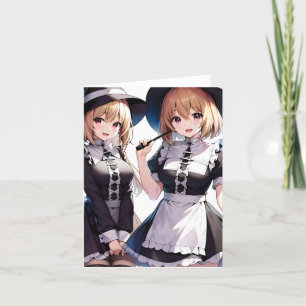 Cartes Pour Fêtes Annuelles Anime d'action de grâces F - AI