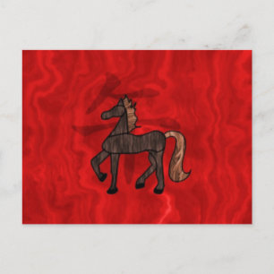 Cartes Pour Fêtes Annuelles Année du cheval