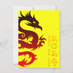 Cartes Pour Fêtes Annuelles année du dragon 2024