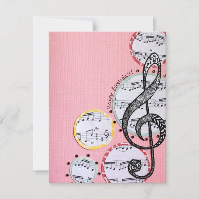 Cartes Pour Fêtes Annuelles Anniversaire (Devant)