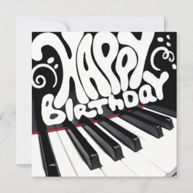 Cartes Pour Fêtes Annuelles Anniversaire (Devant)