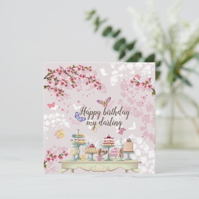 Cartes Pour Fêtes Annuelles Anniversaire (Debout devant)