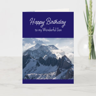 Cartes Pour Fêtes Annuelles Anniversaire chrétien Fils merveilleux Inspiration