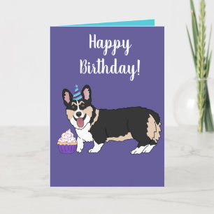 Cartes Pour Fêtes Annuelles Anniversaire Corgi