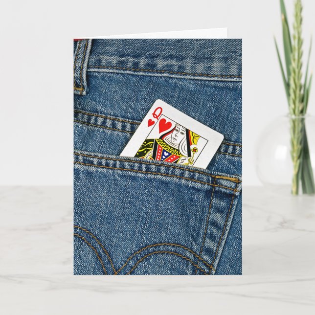 Cartes Pour Fêtes Annuelles Anniversaire de la Reine des Coeurs (Devant)