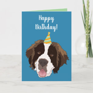 Cartes Pour Fêtes Annuelles Anniversaire de Saint Bernard personnalisable