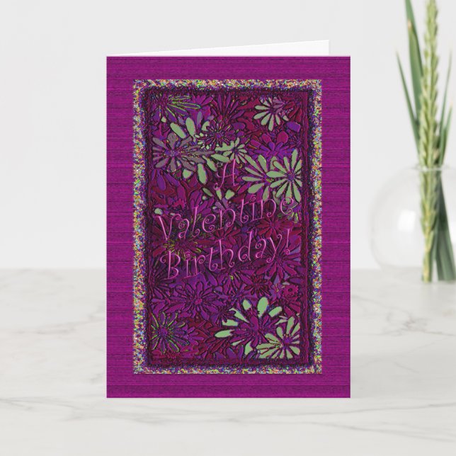 Cartes Pour Fêtes Annuelles Anniversaire de Saint Valentin ! - Verset intérieu (Devant)
