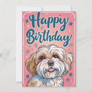 Cartes Pour Fêtes Annuelles Anniversaire de Shi Tzu