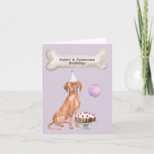 Cartes Pour Fêtes Annuelles Anniversaire de Vizsla en Hongrie