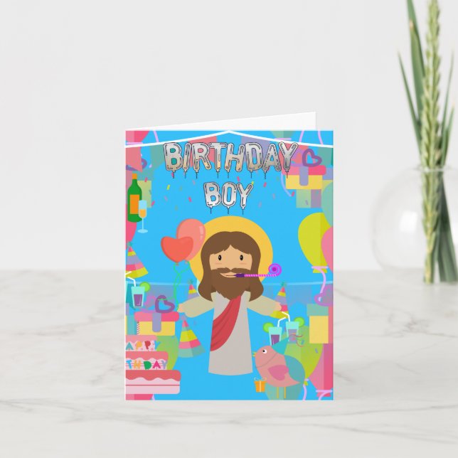 Cartes Pour Fêtes Annuelles anniversaire jesus xmas (Devant)
