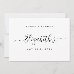 Cartes Pour Fêtes Annuelles Anniversaire personnalisé
