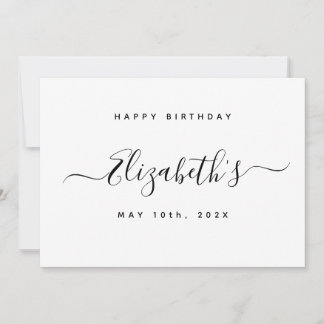 Cartes Pour Fêtes Annuelles Anniversaire personnalisé