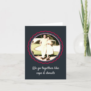 Cartes Pour Fêtes Annuelles Anniversaire Personnalisé / Cops & Donuts