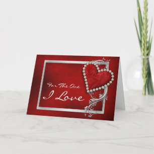 Cartes Pour Fêtes Annuelles Anniversaire romantique de valentine "pour un d'I