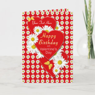 Cartes Pour Fêtes Annuelles Anniversaire sur mesure Le jour de la Saint-Valent
