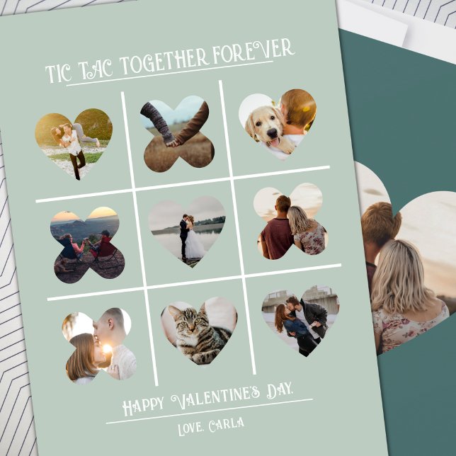 Cartes Pour Fêtes Annuelles Anniversaire Tic Tac Ensemble Photo Valentine Card (Créateur téléchargé)