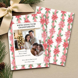 Cartes Pour Fêtes Annuelles Annonce de bébé pour les vacances de grands-parent