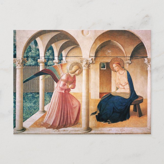 Cartes Pour Fêtes Annuelles ANNONCE de FRA ANGELICO Christmas (Devant)