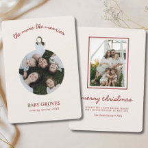 Annonce de grossesse Joyeux Noël 2-Photo