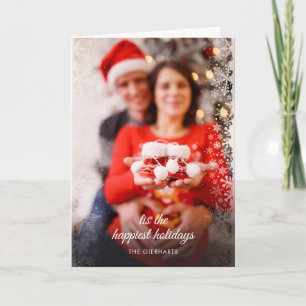 Cartes Pour Fêtes Annuelles Annonce de grossesse pour photo de Noël